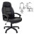 Кресло офисное BRABIX "Formula EX-537", экокожа, черное, 531388