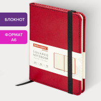 Блокнот МАЛЫЙ ФОРМАТ (100x150 мм) А6, BRAUBERG "Office", под кожу, 80 л., клетка, красный, 113326 Блокнот МАЛЫЙ ФОРМАТ (100x150 мм) А6, BRAUBERG "Office", под кожу, 80 л., клетка, красный, 113326