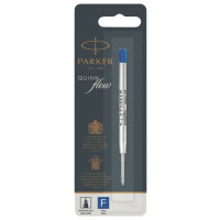 Стержень шариковый PARKER "Quinkflow", металлический, 98 мм, линия письма 0,5 мм, блистер, синий, 1950368 Стержень шариковый PARKER "Quinkflow", металлический, 98 мм, линия письма 0,5 мм, блистер, синий, 1950368