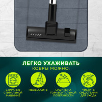 Комплект ковриков MEMORY EFFECT для ванной 50х80 см и туалета 40х60 см темно-серый LAIMA HOME, 608448 Комплект ковриков MEMORY EFFECT для ванной 50х80 см и туалета 40х60 см темно-серый LAIMA HOME, 608448