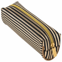 Пенал-косметичка BRAUBERG, мягкий, "Royal", золотой, 19х6х6 см, 229021 Пенал-косметичка BRAUBERG, мягкий, "Royal", золотой, 19х6х6 см, 229021