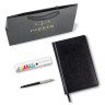 Ручка шариковая PARKER "Jotter Plastic CT", корпус черный, ежедневник А5 черный, белый срез, пакет, 880895 Ручка шариковая PARKER "Jotter Plastic CT", корпус черный, ежедневник А5 черный, белый срез, пакет, 880895