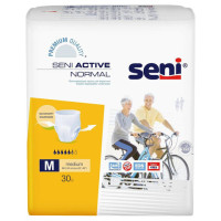 Подгузники-трусы для взрослых SENI ACTIVE NORMAL Medium, КОМПЛЕКТ 30 шт., одноразовые, SE-096-ME30-RU0 Подгузники-трусы для взрослых SENI ACTIVE NORMAL Medium, КОМПЛЕКТ 30 шт., одноразовые, SE-096-ME30-RU0