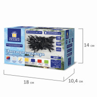 Электрогирлянда-нить уличная "Heavy Rain" 10 м, 100 LED, теплый белый, 220 V, ЗОЛОТАЯ СКАЗКА, 591295 Электрогирлянда-нить уличная "Heavy Rain" 10 м, 100 LED, теплый белый, 220 V, ЗОЛОТАЯ СКАЗКА, 591295