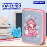 Пенал BRAUBERG, 1 отделение, 2 откидные планки, полиэстер, 21х14 см, "Anime friends", 272319 Пенал BRAUBERG, 1 отделение, 2 откидные планки, полиэстер, 21х14 см, "Anime friends", 272319