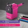 Точилка механическая BRAUBERG "JET", металлический механизм, корпус розовый, 229568 Точилка механическая BRAUBERG "JET", металлический механизм, корпус розовый, 229568
