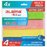 Салфетка из плотной микрофибры 40х40 см, АВТО/ДОМ, "MULTI PACK PRO COLOUR 40", КОМПЛЕКТ 4 шт., LAIMA, 607793 Салфетка из плотной микрофибры 40х40 см, АВТО/ДОМ, "MULTI PACK PRO COLOUR 40", КОМПЛЕКТ 4 шт., LAIMA, 607793