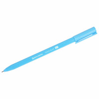 Ручка шариковая BRAUBERG TRIOS BLUE, СИНЯЯ, трехгранная, корпус голубой, игольчатый узел 0,7 мм, линия 0,5 мм, 144158 Ручка шариковая BRAUBERG TRIOS BLUE, СИНЯЯ, трехгранная, корпус голубой, игольчатый узел 0,7 мм, линия 0,5 мм, 144158