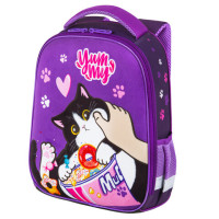 Ранец BRAUBERG KIDS START, 1 отделение, 2 кармана, "Sweet cheeks", велюровая панель, 35х26х13см, 272093 Ранец BRAUBERG KIDS START, 1 отделение, 2 кармана, "Sweet cheeks", велюровая панель, 35х26х13см, 272093