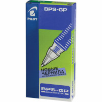 Ручка шариковая масляная с грипом PILOT "BPS-GP", ЗЕЛЕНАЯ, корпус прозрачный, узел 0,7 мм, линия письма 0,32 мм, BPS-GP-F