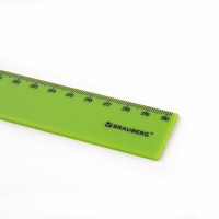 Линейка пластиковая 30 см BRAUBERG "NEON", непрозрачная, ассорти, 210751 Линейка пластиковая 30 см BRAUBERG "NEON", непрозрачная, ассорти, 210751