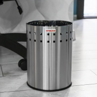 Корзина металлическая для мусора LAIMA "Bionic", 7 л, матовая, перфорированная, несгораемая, 232267 Корзина металлическая для мусора LAIMA "Bionic", 7 л, матовая, перфорированная, несгораемая, 232267