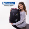 Ранец BRAUBERG SHINY, 2 отделения, с брелоком, "Glad to be cat", 38х28х14 см, 271382 Ранец BRAUBERG SHINY, 2 отделения, с брелоком, "Glad to be cat", 38х28х14 см, 271382