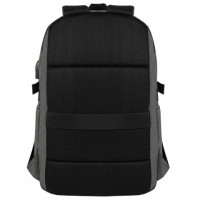 Рюкзак BRAUBERG URBAN универсальный, с отделением для ноутбука, USB-порт, "Charge", серый, 46х31х15 см, 271655