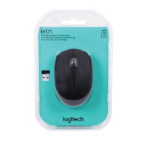 Мышь беспроводная LOGITECH M171, 2 кнопки + 1 колесо-кнопка, оптическая, черная, 910-004424 Мышь беспроводная LOGITECH M171, 2 кнопки + 1 колесо-кнопка, оптическая, черная, 910-004424