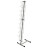 Стойка напольная для рекламных материалов (161х41х39 см), на 9 лотков А4, сетчатая, К010, белая, 1829