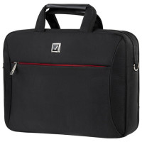 Сумка-портфель BRAUBERG с отделением для ноутбука 15-16", "Control 2", 2 отделения, черная, 41х32х10 см, 240397