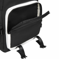 Рюкзак BRAUBERG FUSION универсальный, USB-порт, черный с белыми вставками, 45х31х15 см, 271657 Рюкзак BRAUBERG FUSION универсальный, USB-порт, черный с белыми вставками, 45х31х15 см, 271657