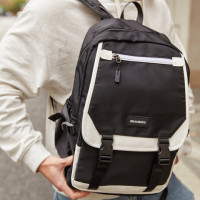 Рюкзак BRAUBERG FUSION универсальный, USB-порт, черный с белыми вставками, 45х31х15 см, 271657 Рюкзак BRAUBERG FUSION универсальный, USB-порт, черный с белыми вставками, 45х31х15 см, 271657