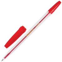Ручки шариковые BRAUBERG, НАБОР 10 шт., АССОРТИ, "Line", корпус прозрачный, узел 1 мм, линия письма 0,5 мм, 141874