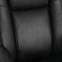 Кресло офисное BRABIX PREMIUM "Solid HD-005", НАГРУЗКА до 180 кг, рециклированная кожа, черное, 531941