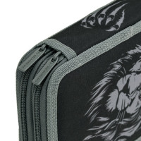 Пенал BRAUBERG, 2 отделения, полиэстер, 21х14 см, "Savage lion", 272331 Пенал BRAUBERG, 2 отделения, полиэстер, 21х14 см, "Savage lion", 272331