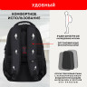 Рюкзак GERMANIUM UPGRADE универсальный, 3 отделения, отделение для ноутбука, USB-порт, "UP-2", черный, 47х33х21 см, 271666