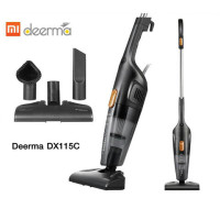 Пылесос вертикальный XIAOMI DEERMA DX115C, 2 в 1, потребляемая мощность 600 Вт, контейнер 1,2 л, черный Пылесос вертикальный XIAOMI DEERMA DX115C, 2 в 1, потребляемая мощность 600 Вт, контейнер 1,2 л, черный