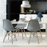 Стулья BRABIX "Eames CF-010", КОМПЛЕКТ 4 шт., пластик серый, опоры дерево/металл, 532632, 2033A Стулья BRABIX "Eames CF-010", КОМПЛЕКТ 4 шт., пластик серый, опоры дерево/металл, 532632, 2033A