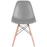 Стулья BRABIX "Eames CF-010", КОМПЛЕКТ 4 шт., пластик серый, опоры дерево/металл, 532632, 2033A Стулья BRABIX "Eames CF-010", КОМПЛЕКТ 4 шт., пластик серый, опоры дерево/металл, 532632, 2033A