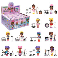 Куколка с аксессуарами "LUCKY BOX Party Girl", ассорти 12 видов, дисплей, 1TOY, Т23895 Куколка с аксессуарами "LUCKY BOX Party Girl", ассорти 12 видов, дисплей, 1TOY, Т23895