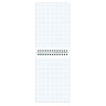 Блокнот А6, 48 листов, гребень, клетка, ОФИСМАГ, Синий, 108х145 мм, 129870