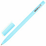 Ручка шариковая BRAUBERG SOFT TOUCH STICK "PASTEL" СИНЯЯ, мягкое покрытие, корпус ассорти, узел 0,7 мм, 143698