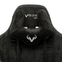 Кресло компьютерное Zombie VIKING KNIGHT, 2 подушки, ткань, черное, 1379928 Кресло компьютерное Zombie VIKING KNIGHT, 2 подушки, ткань, черное, 1379928
