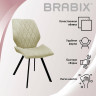 Стул BRABIX "Rombo CF-077", велюр бежевый, каркас металлический усиленный черный, 532777 Стул BRABIX "Rombo CF-077", велюр бежевый, каркас металлический усиленный черный, 532777