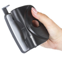 Дырокол BRAUBERG "Original", до 20 листов, черный, 222539