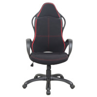 Кресло офисное BRABIX PREMIUM "Force EX-516", ткань, черное/вставки красные, 531571 Кресло офисное BRABIX PREMIUM "Force EX-516", ткань, черное/вставки красные, 531571