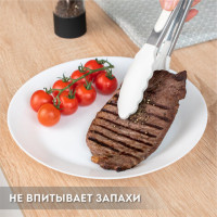 Набор силиконовых кухонных принадлежностей с деревянными ручками 13 в 1, молочный, DASWERK, 608196 Набор силиконовых кухонных принадлежностей с деревянными ручками 13 в 1, молочный, DASWERK, 608196