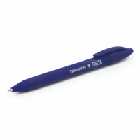 Ручка шариковая масляная автоматическая BRAUBERG "Delta", СИНЯЯ, soft-touch, 0,7 мм, линия 0,5 мм, 143339, OBPR365 Ручка шариковая масляная автоматическая BRAUBERG "Delta", СИНЯЯ, soft-touch, 0,7 мм, линия 0,5 мм, 143339, OBPR365