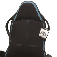 Кресло офисное BRABIX PREMIUM "Force EX-516", ткань, черное/вставки синие, 531572