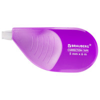 Корректирующая лента BRAUBERG MIX, 5 мм х 6 м, корпус ассорти, блистер, дисплей, 229062 Корректирующая лента BRAUBERG MIX, 5 мм х 6 м, корпус ассорти, блистер, дисплей, 229062
