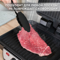Набор силиконовых кухонных принадлежностей с деревянными ручками 13 в 1, черный, DASWERK, 608197 Набор силиконовых кухонных принадлежностей с деревянными ручками 13 в 1, черный, DASWERK, 608197