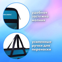 Папка на молнии с ручками BRAUBERG А4, 1 отделение, пластик, 80 мм, "Speed", 270872 Папка на молнии с ручками BRAUBERG А4, 1 отделение, пластик, 80 мм, "Speed", 270872