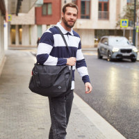 Сумка спортивная BRAUBERG MOVE, черная, 45x30x20 см, 271689 Сумка спортивная BRAUBERG MOVE, черная, 45x30x20 см, 271689