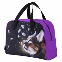 Сумка для занятий BRAUBERG с ручками, 35x25x15 см, "Dream cat", 271592 Сумка для занятий BRAUBERG с ручками, 35x25x15 см, "Dream cat", 271592