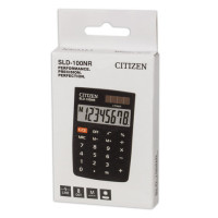 Калькулятор карманный CITIZEN SLD-100NR (90х60 мм), 8 разрядов, двойное питание Калькулятор карманный CITIZEN SLD-100NR (90х60 мм), 8 разрядов, двойное питание
