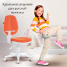 Кресло детское BRABIX "Fancy MG-201W", с подлокотниками, пластик белый, оранжевое, 532410, MG-201W_532410 Кресло детское BRABIX "Fancy MG-201W", с подлокотниками, пластик белый, оранжевое, 532410, MG-201W_532410