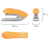 Степлер №24/6, 26/6 BRAUBERG "Original", до 25 листов, оранжевый, 227772 Степлер №24/6, 26/6 BRAUBERG "Original", до 25 листов, оранжевый, 227772