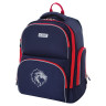 Рюкзак BRAUBERG CLASSIC, легкий каркас, премиум материал, Lion, синий, 37х32х21 см, 228829 Рюкзак BRAUBERG CLASSIC, легкий каркас, премиум материал, Lion, синий, 37х32х21 см, 228829