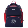 Рюкзак BRAUBERG CLASSIC, легкий каркас, премиум материал, Lion, синий, 37х32х21 см, 228829 Рюкзак BRAUBERG CLASSIC, легкий каркас, премиум материал, Lion, синий, 37х32х21 см, 228829